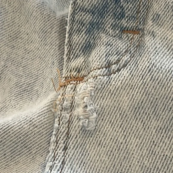 Vintage Wrangler light wash blue denim jeans high waisted rise sz 29 waist - Picture 12 of 16